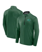 Fanatics Men's Green New York Jets Defender Long Sleeve Quarter-Zip Jacket