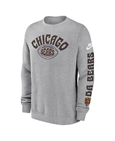 Nike Men's Chicago Bears Charcoal Rewind Club Pullover Sweatshirt