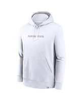 Nike Men's White Florida State Seminoles Statement Wordmark Lockup Pullover Hoodie