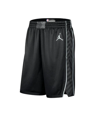 Jordan Men's Black Brooklyn Nets 2024/25 Statement Edition Performance Swingman Shorts