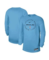 Nike Men's Light Blue Memphis Grizzlies 2024/25 Legend On-Court Practice Long Sleeve T-Shirt