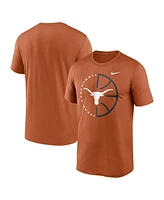 Nike Men's Texas Orange Longhorns Legend Basketball Icon Performance T-Shirt