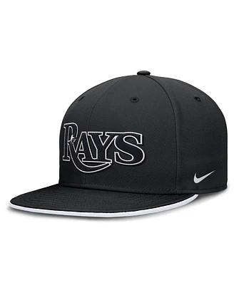 Nike Men's Black Tampa Bay Rays Primetime True Performance Fitted Hat