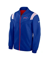 Nike Men's Royal Buffalo Bills Sideline Coaches Bomber Full-Zip Jacket