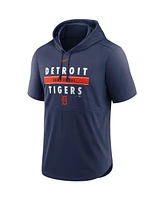 Nike Men's Navy Detroit Tigers Home Team Short Sleeve Hoodie Top