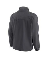 Nike Men's Charcoal Cleveland Browns Sideline Full-Zip Jacket