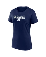 Fanatics Women's Navy New York Yankees Lean T-Shirt