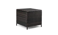 Side Table with Storage Functional and Stylish End Table for Living Room or Bedroom Organization