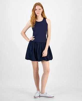 Tommy Hilfiger Women's Bubble-Hem Mini Dress