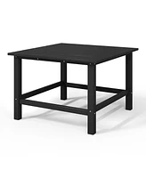 Kids Outdoor Patio Furniture Hdpe 30" Wide Square Dining Table