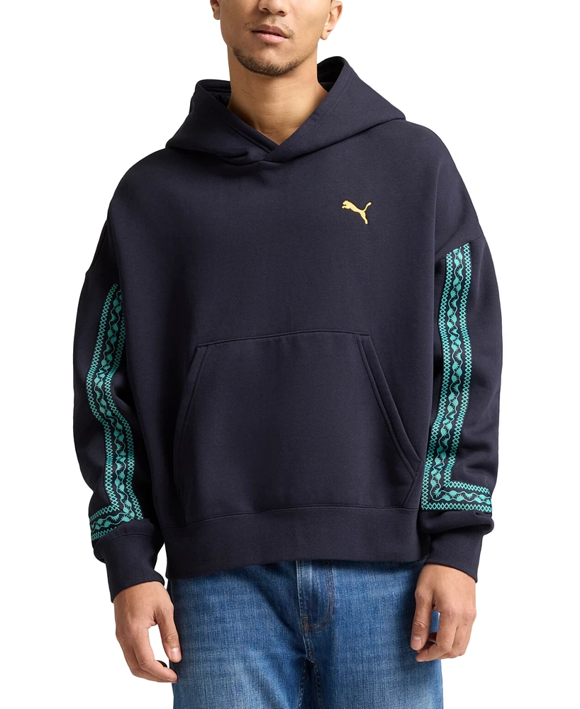 Puma Men's Oversized-Fit Road to Unity Hoodie