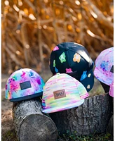 Deux par Girl Printed Cap Black And Multicolored Gummies - Toddler|Child