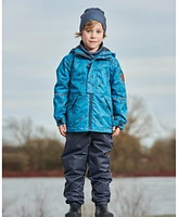 Deux par Baby Boys Two-Piece Mid-Season Outerwear Set Blue And Gray