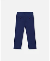 Deux par Big Boys Slant Pocket Pants Navy Blue