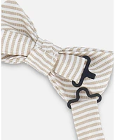 Deux par Boy Bow Tie Light Taupe - Toddler|Child