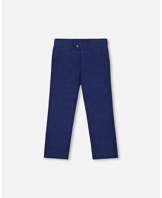 Deux par Toddler Boys Slant Pocket Pants Navy Blue - Toddler|Child