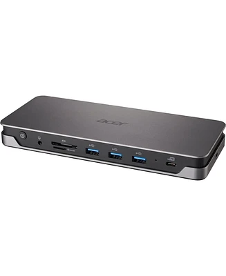 acer Usb Type-c Gen 1 Dock | 2 x Hdmi 2.0 Ports | 1 x Display Port | 3 x Usb 3.1 Gen1 Ports | Ethernet | Power Delivery – 85W | Sd Card Reader