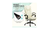 Executive Office Chair with Massage and Heating Options for Relaxation