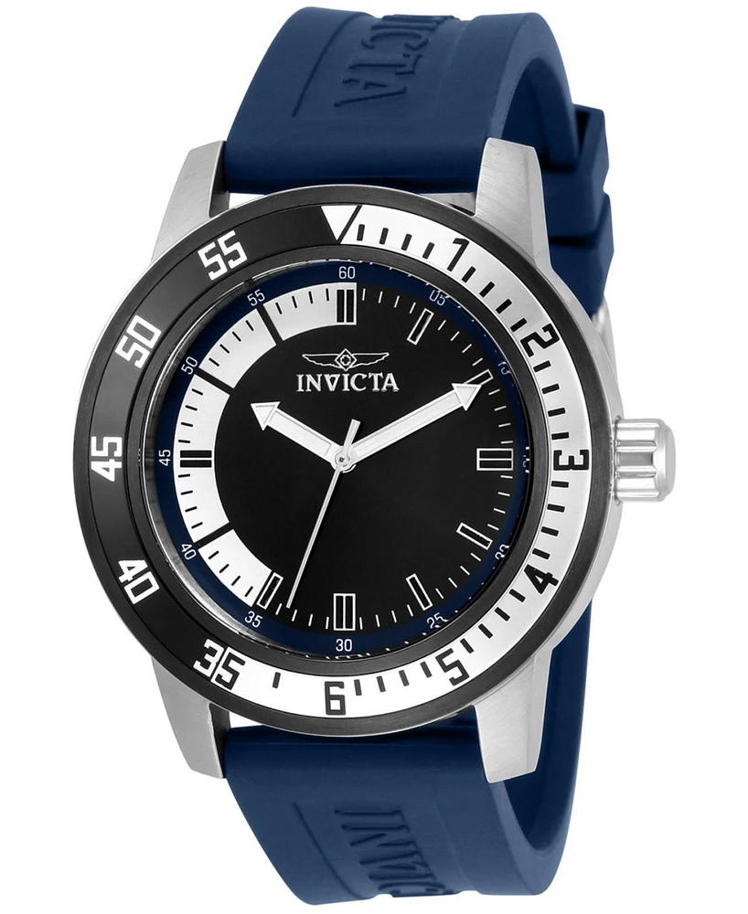 Invicta Men's 34013 Specialty Quartz Multifunction Black, Blue, White Dial Watch