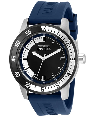 Invicta Men's 34013 Specialty Quartz Multifunction Black, Blue, White Dial Watch