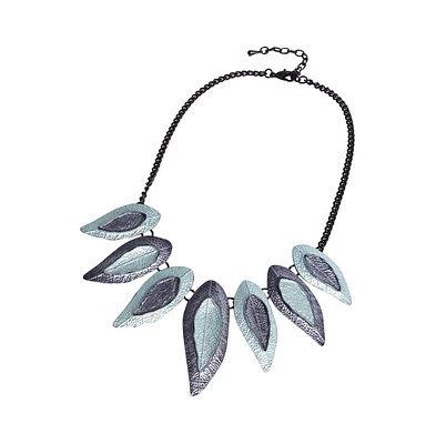 Dented Leaf Necklace