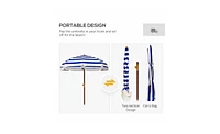 Sun Umbrella Portable Uv Protection for Beach Patio or Outdoor Activities