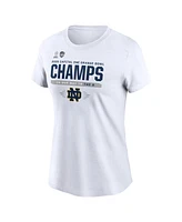 Nike Women's White Notre Dame Fighting Irish College Football Playoff 2025 Orange Bowl Champions Locker Room T-Shirt