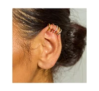 Waterfall High Ear Multi Color Cuff Earrings