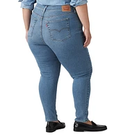 Levi's Plus 721 High-Rise Skinny Jeans, Exclusively at Macys