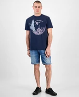 Guess Men's Cherry Blossom Eagle Regular-Fit Graphic T-Shirt