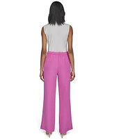 Halston Women's High-Rise Wide-Leg Pull-On Pants