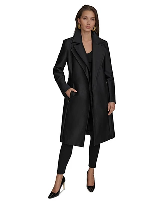 Donna Karan New York Women's Double-Collar Trench Coat