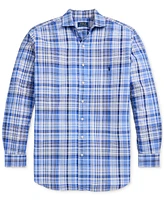 Polo Ralph Lauren Men's Big & Tall Plaid Oxford Shirt