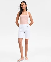 I.n.c. International Concepts Women's Pull-On Bermuda Shorts, Exclusively at Macy's