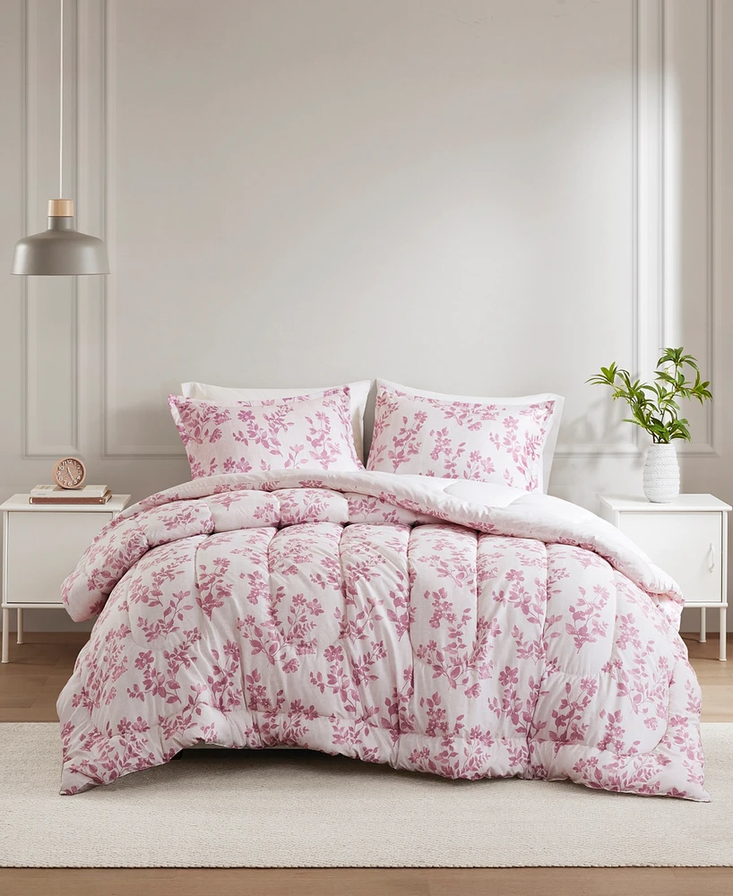 Addison Park Amelia Reversible Printed 3-Pc. Comforter Sets, Exclusively at Macy's