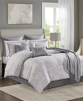 Addison Park Leander 14-Pc. Jacquard Comforter Set, Queen, Exclusively at Macy's