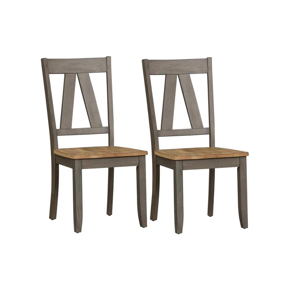 Splat Back Side Chair (Rta)-Set of 2