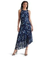 Steve Madden Women's Laney Floral-Print Asymmetrical-Hem Dress