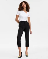 I.n.c. International Concepts Women's Slim Cropped Trousers, Exclusively at Macy's