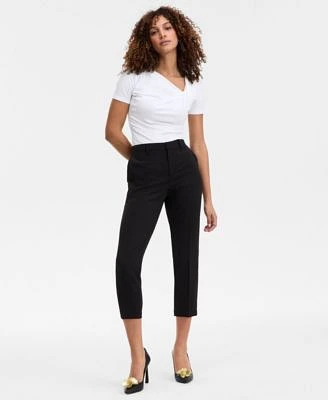 I.N.C. International Concepts Womens Slim Cropped Trousers 0 16p Exclusively At Macys