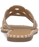 Jessica Simpson Women's Bria Rhinestone Slide Sandals