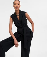 I.n.c. International Concepts Women's Belted Vest, Exclusively at Macy's