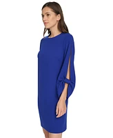 Calvin Klein Women's Blouson-Sleeve Shift Dress