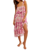 Free People Women's Moon Phase Printed Midi Nightgown