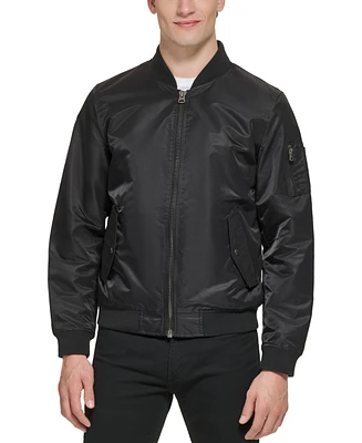 Levi's Men's Flight Full-Zip Satin Bomber Jacket