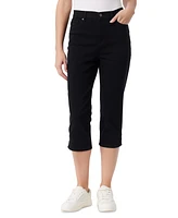 Gloria Vanderbilt Women's Amanda Capri Slit Jeans