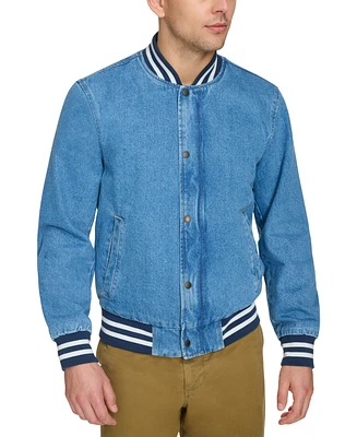 Levi's Men's Denim Full-Zip Varsity Bomber Jacket