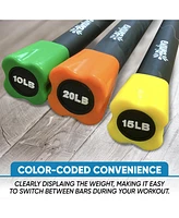 Bintiva Body Bar - Weighted Workout Bar Set