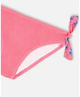 Deux par Girls Printed Two-Piece Swimsuit Candy Pink And Flamingo