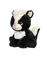 Aurora Small Sniffles Skunk Precious Moments Adorable Plush Toy Black 8"